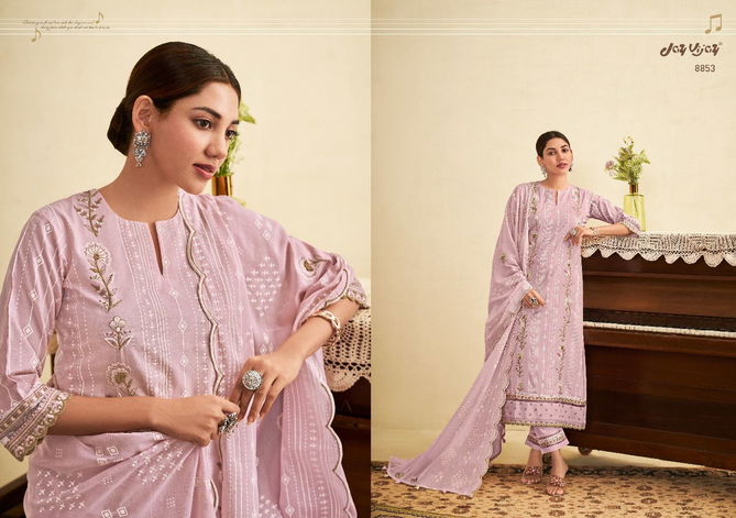 Sargam By Jay Vijay Embroidery Khadi Cotton Salwar Suits Wholesale Clothing Suppliers In India